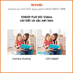 Camera IP Wifi Tenda CP3 Full HD 1080P 360° - Hàng Chính Hãng