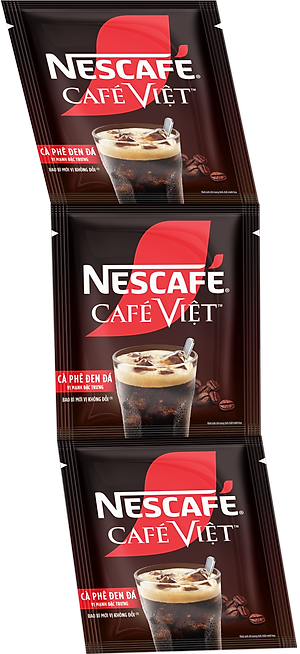 [Tặng Hũ Thủy Tinh NESCAFÉ (Tet 26) NESCAFE 750ml] Cà phê Hòa tan NESCAFÉ CAFÉ VIỆT 35 gói Vị Mạnh đặc trưng