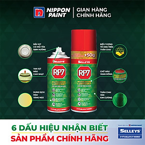 Chai Xịt Chống Rỉ Sét Và Bôi Trơn RP7- Hàng chính hãng SELLEYS - Trọng lượng 175g