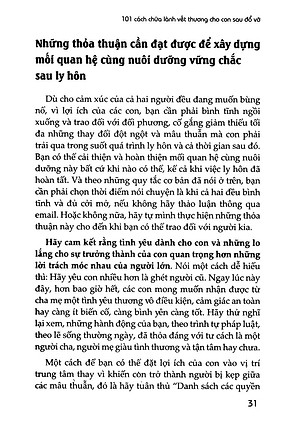 Sách 101 Cách Chữa Lành Vết Thương Cho Con Sau Đổ Vỡ
