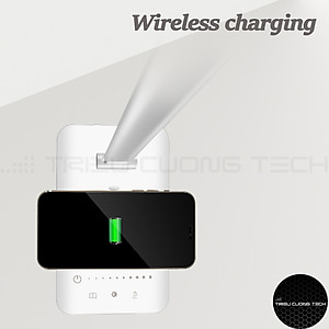 Đèn Bàn Học LED Đọc Sách Làm Việc Chống Cận Bảo Vệ Mắt - Cảm Ứng 5 Cấp Độ Điều Chỉnh  - Điều Chỉnh Vùng Sáng - Gấp Gọn Tiện Lợi 