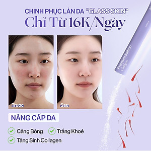 Combo 2 hộp Bột uống Collagen Gilaa Cao Cấp Kết Hợp Saffron (60 gói x 2)