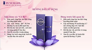 Gel chăm sóc cô bé cao cấp độc quyền PLSUR Chai 30ml