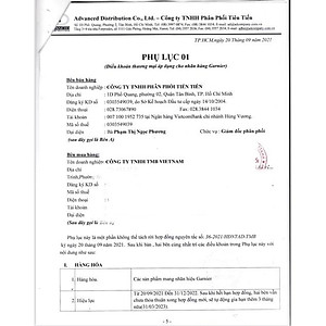 Kem dưỡng serum Garnier sáng da ban ngày và măt nạ ngủ ban đêm Light Complete 50ml 