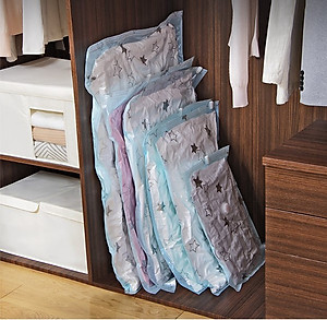 Combo 8 túi hút chân không cao cấp đựng quần áo, chăn màn, gối mềm nhiều cỡ - Chính hãng D Danido