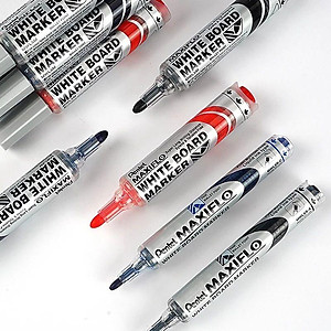 Bút dạ bảng Pentel MWL5 viết mực đều có thể viết dốc ngược mà không cần cồn