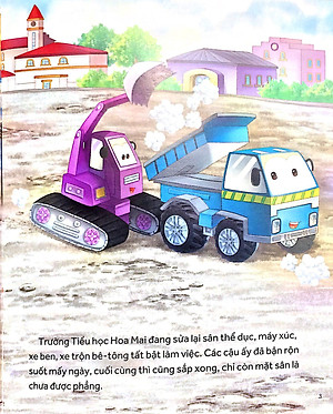 Sách Những Chiếc Xe Hiệp Sĩ: Xin Chào Xe Lu! (Tái Bản 2019)