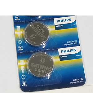 Pin nút Lithium Philips CR2032P5B/97 vỉ 5 viên