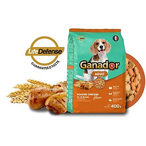 Thức ăn cho chó trưởng thành Ganador vị gà nướng - Adult Roasted Chicken Flavor Combo 5 gói 400gr/gói