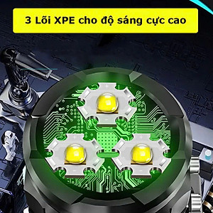 Đèn Pin Cầm Tay Siêu Sáng Mini Có Sạc USB Chiếu Xa 5 Chế Độ Sáng, Pin Trâu Chống Thấm Nước, Tiện Dụng – Hàng Nhập Khẩu