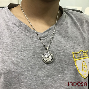 Mặt dây chuyền bạc Thái Thập Nhị Thần Bát Bảo