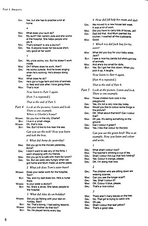 Cambridge English Movers 1 for Revised Exam from 2018 Ans Booklet