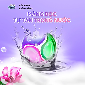 Túi Viên Giặt Xả MaxKleen 2 Trong 1 Hương Nước Hoa Huyền Diệu (34 viên/ túi)