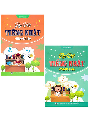 Combo Tập Viết Tiếng Nhật Katakana + Hiragana (Bộ 2 Cuốn) (HA)