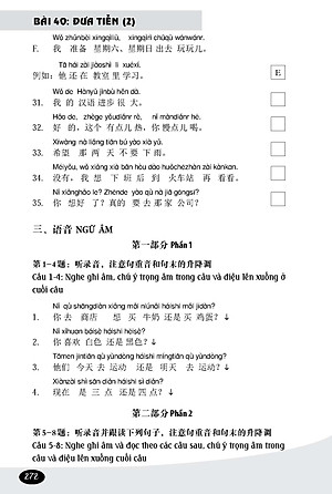 Bài Tập 301 Câu Đàm Thoại Tiếng Hoa - Luyện Thi HSK 1-2