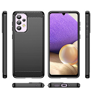 Ốp lưng chống sốc Vân Sợi Carbon cho Samsung Galaxy A23 - Hàng nhập khẩu