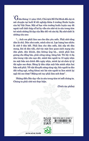 Di Sản Hồ Chí Minh - Khắc Sâu Lời Bác