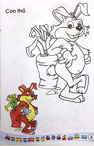 Sách Tập Tô Màu Các Loài Thú 1