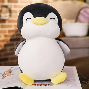 Gấu Bông Chim Cánh Cụt Siêu Mềm Mịn Dễ Thương Cho Bé (20cm--->45cm) Vải Miniso 4 Chiều Co Giãn Êm Ái, Hàng Cao Cấp An Toàn Cho Trẻ Nhỏ