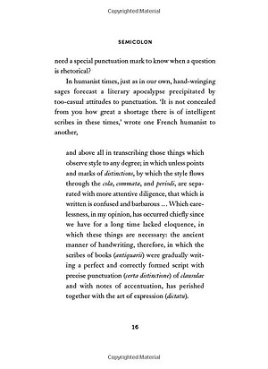 Semicolon: How A Misunderstood Punctuation Mark Can Improve Your Writing, Enrich Your Reading And Even Change Your Life