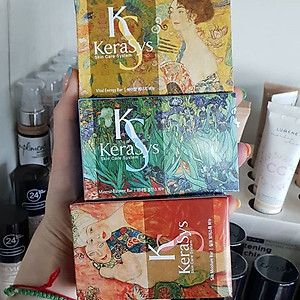 Xà bông tắm dưỡng da Kerasys Silk Moisture Hàn Quốc 100g - Danh cho da khô [Thêm móc khoá] 