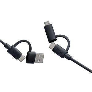  Dây Cáp Sạc 4 Trong 1 Input USB Type-C/USB-A và Output USB Type-C/Micro USB MiLi 1m - HX-L41 - Hàng Chính Hãng