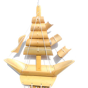 Chuông gió tre hình con thuyền