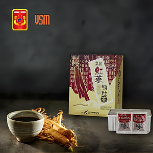 Thực Phẩm Chức Năng Trà Hồng Sâm Hàn Quốc Korean Red Ginseng Granule Tea (Hộp 50 Gói x 3g)