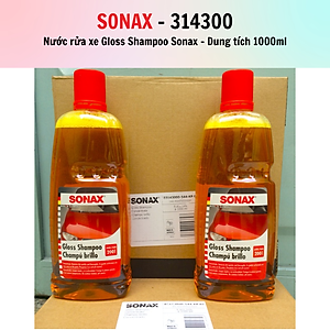 Nước rửa xe đậm đặc Sonax Gloss Shampoo 314300 1L  