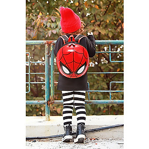 Balo Cho Bé Trai Từ 1 Đến 6 Tuổi Đi Học Người Nhện Chống Thấm Nước - BEE GEE HS1031