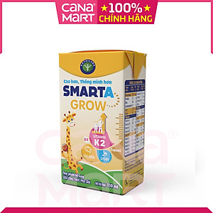 Thùng sữa nước Nutricare Smarta Grow dinh dưỡng cho trẻ thấp còi (110ml)