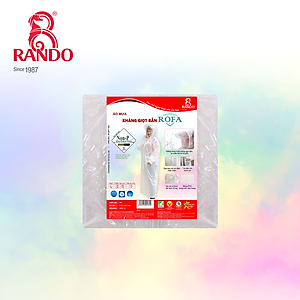 Áo Mưa Rando Trong Suốt 1 Đầu Có Kính Khẩu Trang 