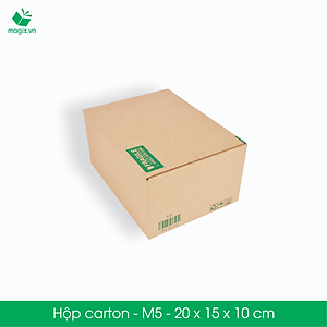 M5 - 20x15x10 cm - 100 Thùng hộp carton