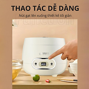 Nồi cơm điện 1.2L Mishio MK387 - Hàng chính hãng