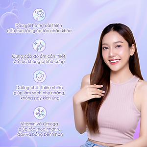 Dầu Gội myKella Làm Sạch, Phục Hồi Tóc Chiết Xuất Sacha Inchi  300ml