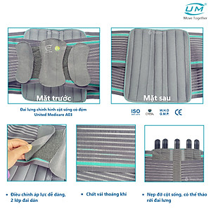 Đai lưng chỉnh hình cột sống United Medicare (A03)