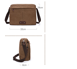 Túi đeo chéo nam vải canvas cao cấp phong cách mới