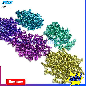 Ốc Gắn Dàn Áo 5Li-6Li Đặc Biệt Ốc Gr5 Titan Và Lục Bảo ( 1 Con)