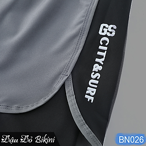 Quần bơi nam 2 lớp cao cấp, phong cách boxer ống ngắn rộng rãi, họa tiết da cá nam tính, lớp trong thun bơi co giãn, lớp ngoài trượt nước dày dặn nhanh khô | BN026