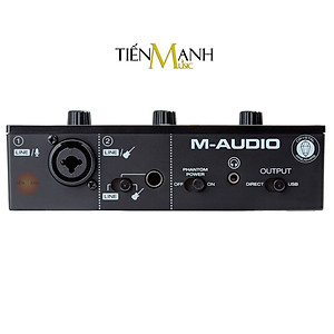 Soundcard M-audio M-Track Solo Bộ Thu Âm, Livestream MAudio MTrack Audio Sound Card M Track Hàng Chính Hãng - Kèm Móng Gẩy DreamMaker
