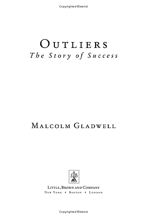 Sách Outliers - The Story Of Success