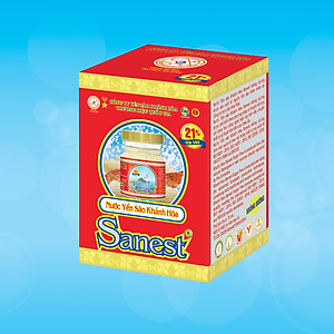 Nước Yến sào Khánh Hòa Sanest đóng lọ 70ml