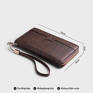 Ví Lata ( Thời trang nữ dáng cầm tay dáng dài - Ví da VN60 )