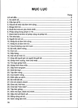 Sách 72 Trò Chơi Toán Lớp 1 (Tái Bản)