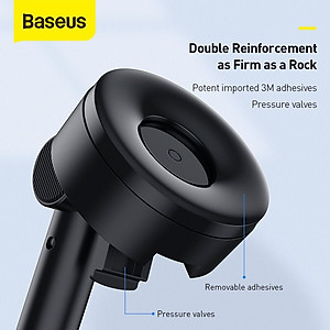 Bộ giá đỡ điện thoại trên xe hơi Baseus Simplism Gravity Car Mount Holder - Hàng Chính Hãng