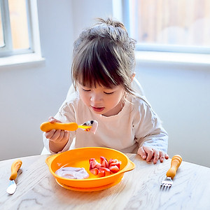 Bộ thìa nĩa ăn dặm cho bé Easy Grip Marcus & Marcus, từ 3 tuổi