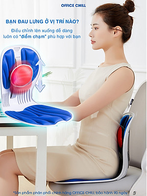 Ghế Chỉnh Dáng Ngồi Công Thái Học OFFICE CHILL Ngồi Thẳng Đúng Tư Thế Chống Đau Lưng Gù Lưng Ghế Thế Hệ Mới Bảo Hành 90 Ngày