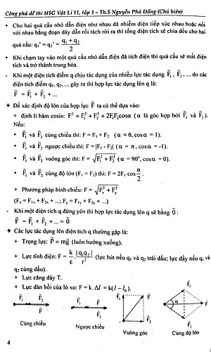 Sách Công Phá Đề Thi Học Sinh Giỏi Vật Lí 11 (Tập 1)