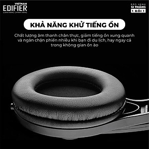 Tai nghe chụp tai có mic EDIFIER USB K800 Chống ồn Chân cắm USB- Hàng chính hãng
