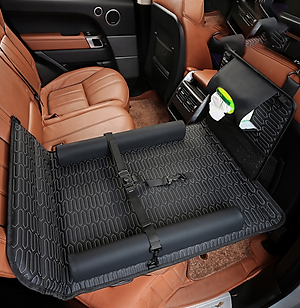 Giường nệm treo ghế ô tô GẤP GỌN - KHÔNG CẦN BƠM, Chịu tải lên đến 600kg, chất liệu cao cấp